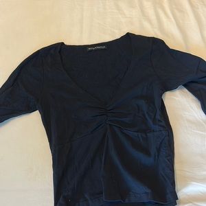 Brandy Melville long sleeve navy top. One size
